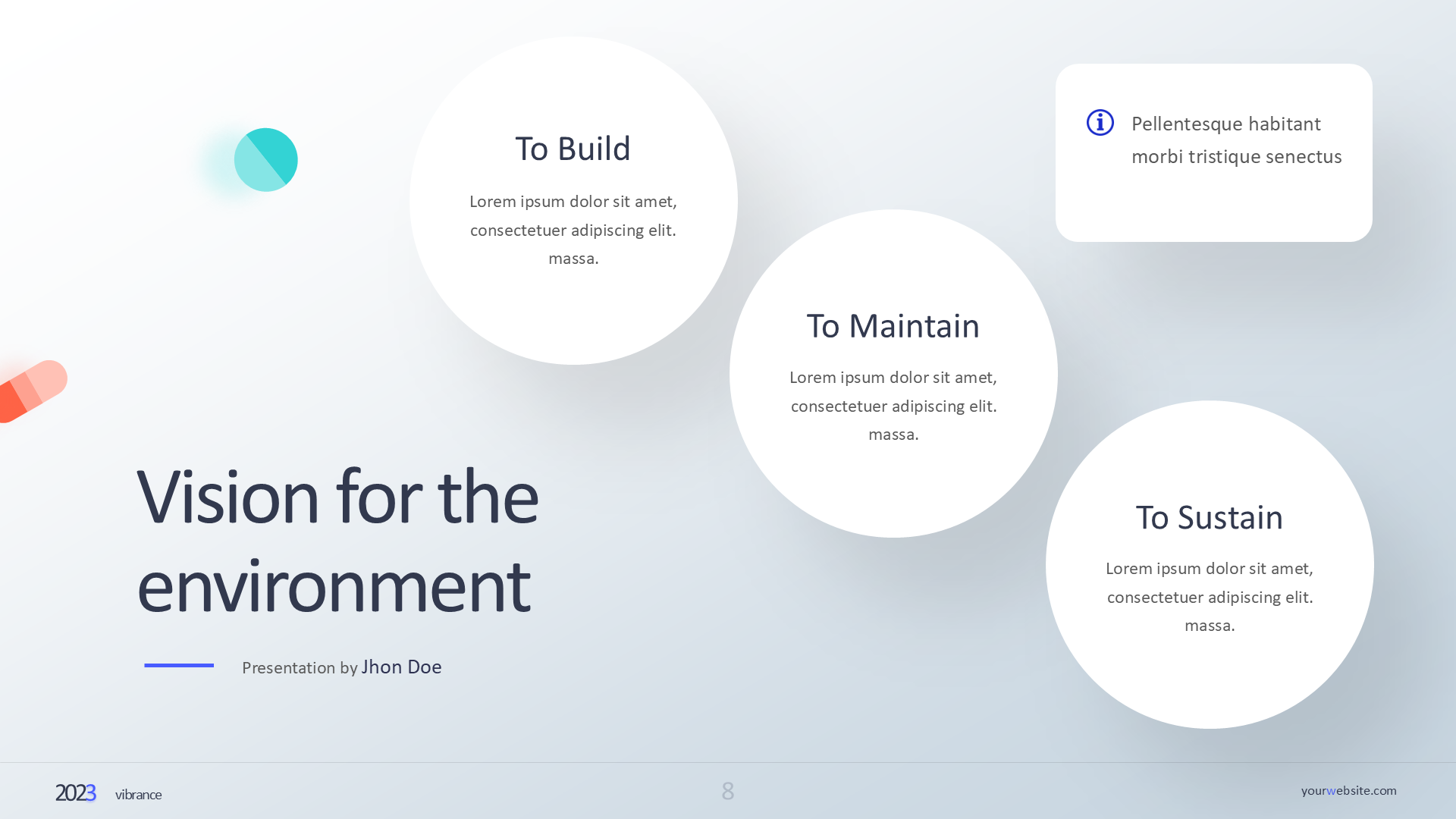 Vision Mission Light slide 8